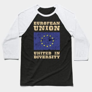 European Union Baseball T-Shirt